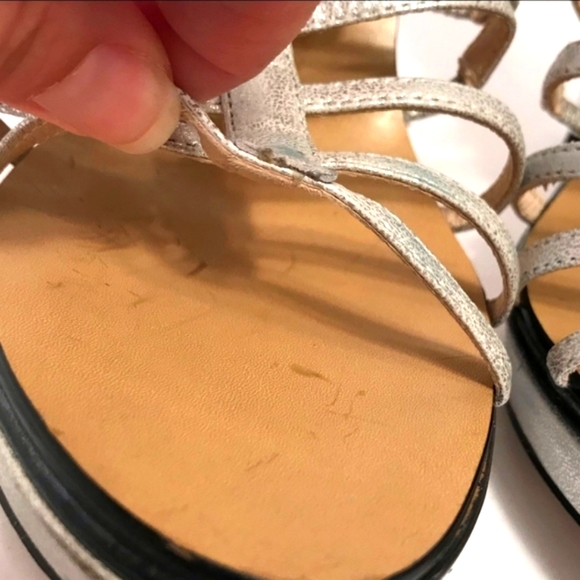 Michael Kors • Silver Strappy Heels Size 8 - Picture 7 of 8